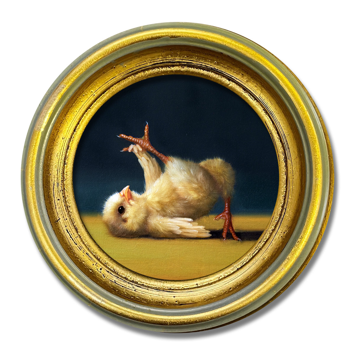 Yoga Chick Giclée - Leg Extended Bridge