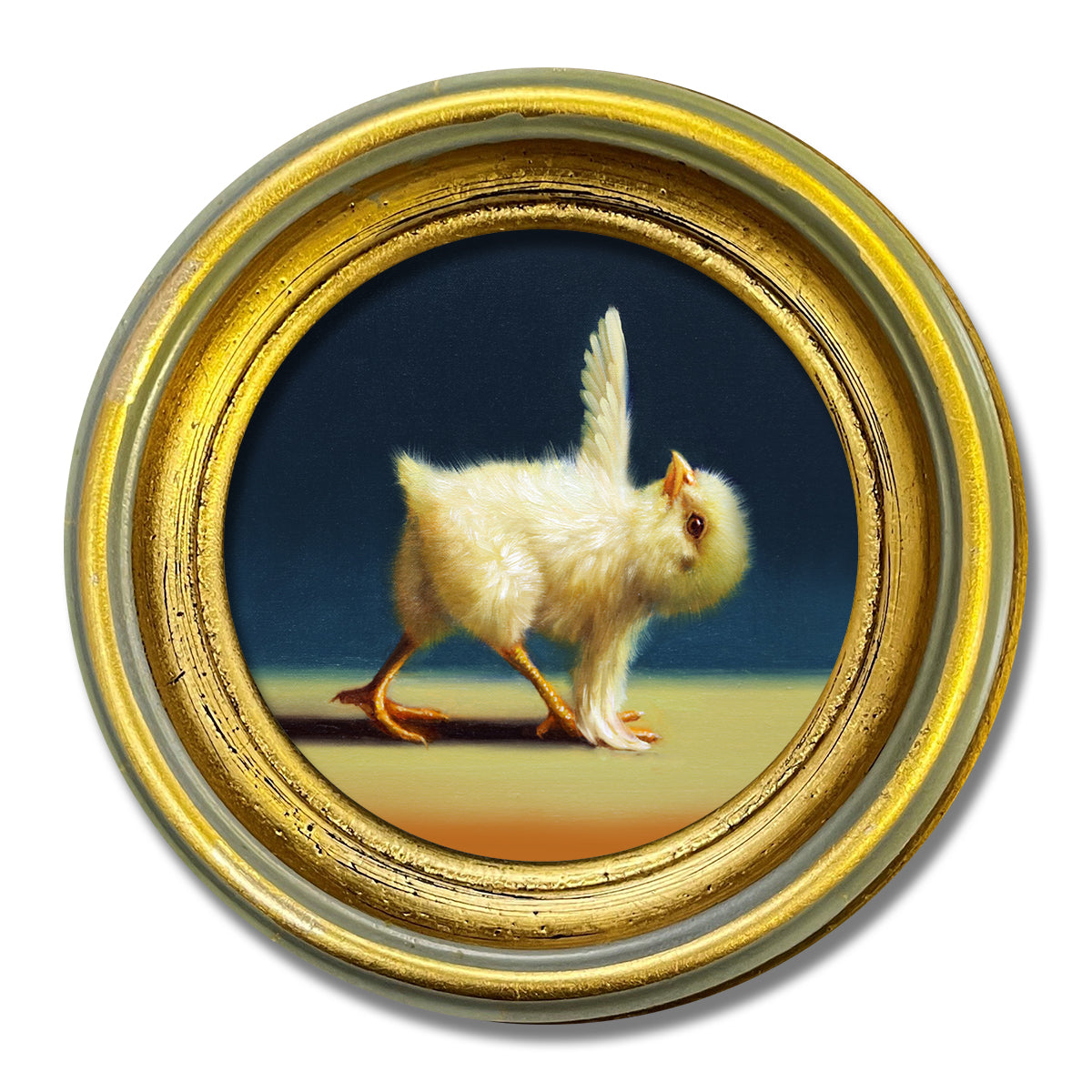 Yoga Chick Giclée - Revolved Triangle