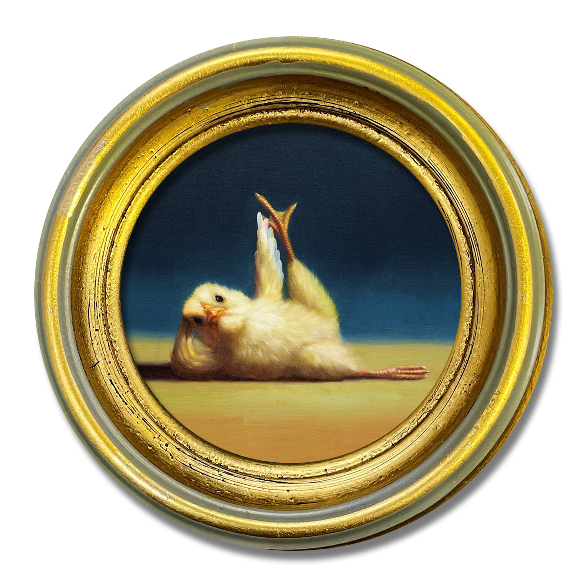Yoga Chick Giclée - Side Leg Lift