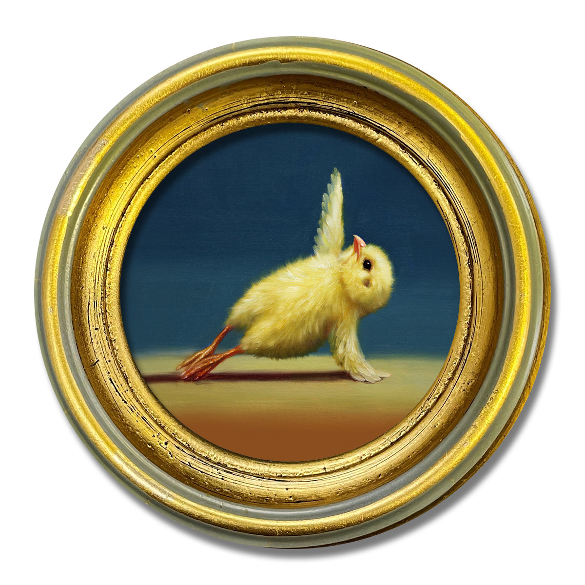 Yoga Chick Giclée - Side Plank