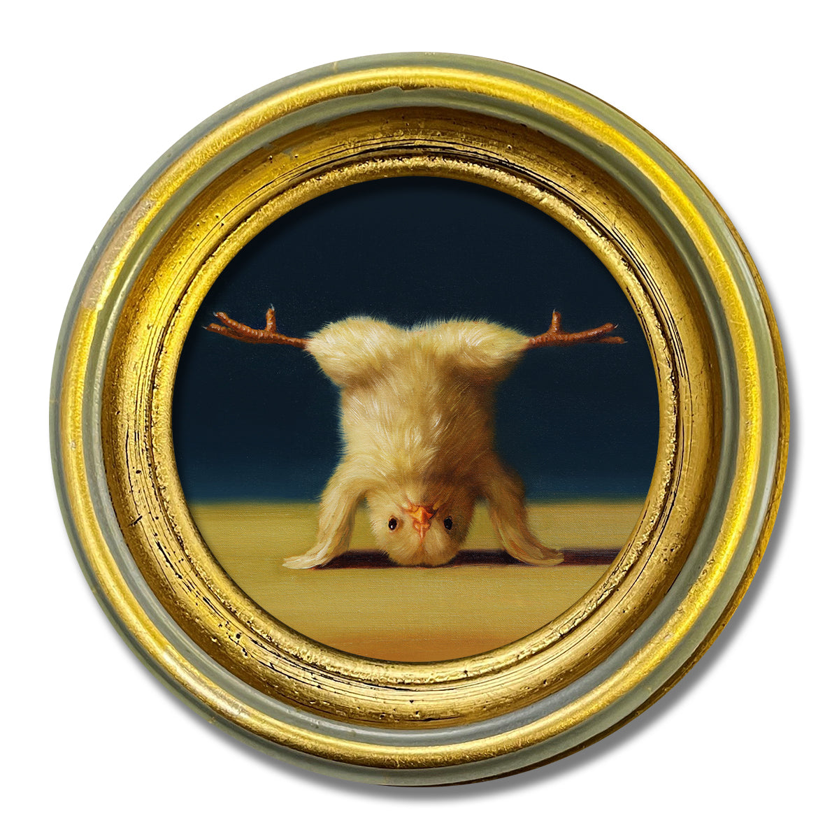 Yoga Chick Giclée - Tripod Headstand