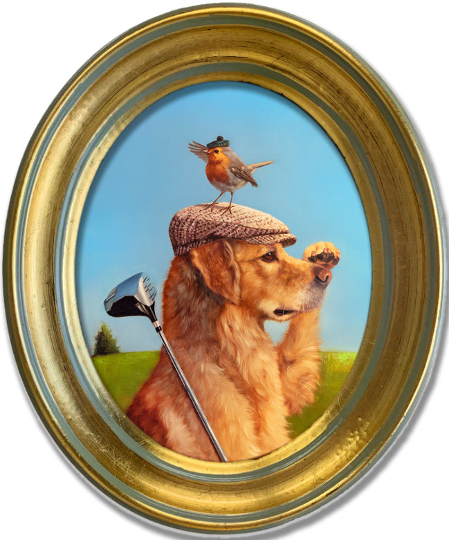 "Lost Ball" 5"x4" Giclée Print