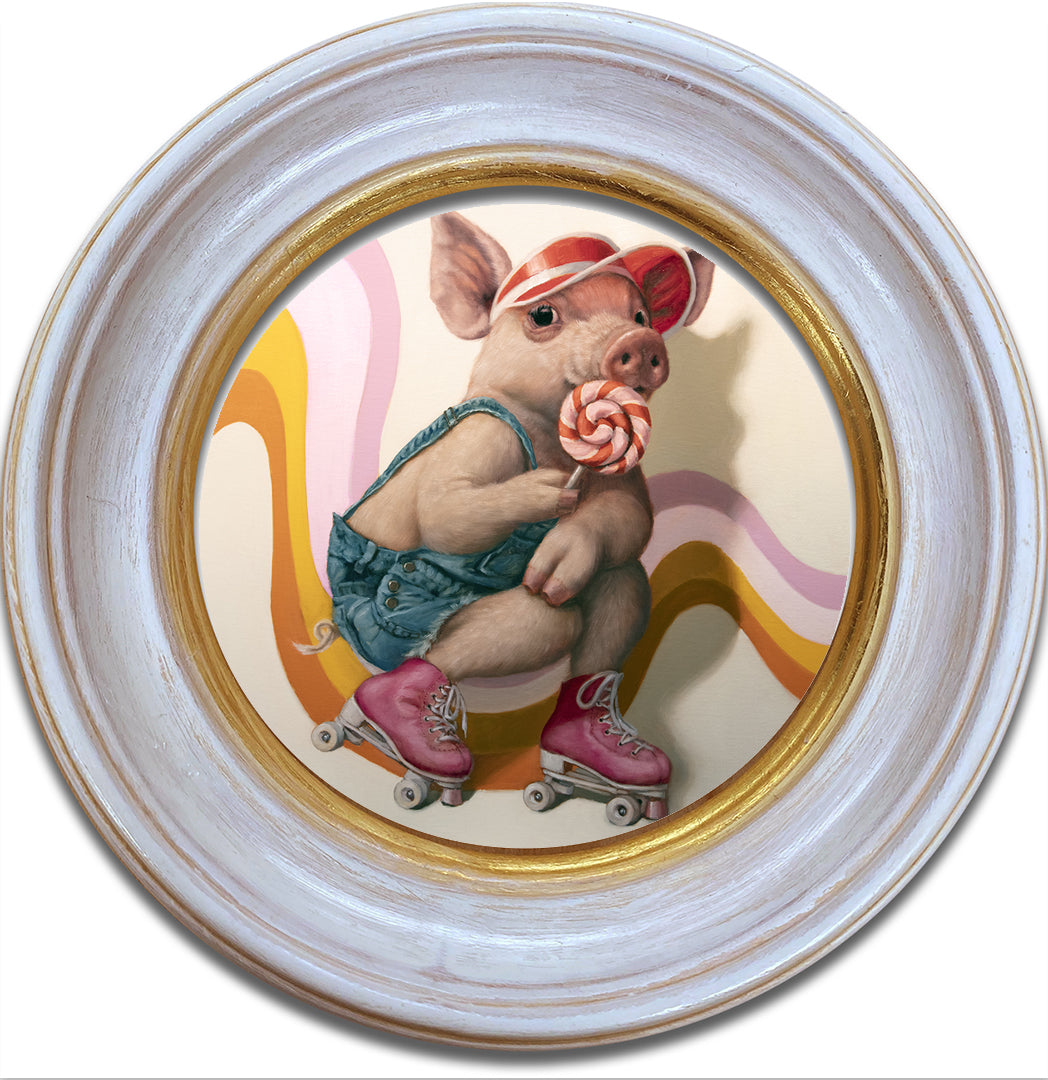 Roller Pig - Giclée Print