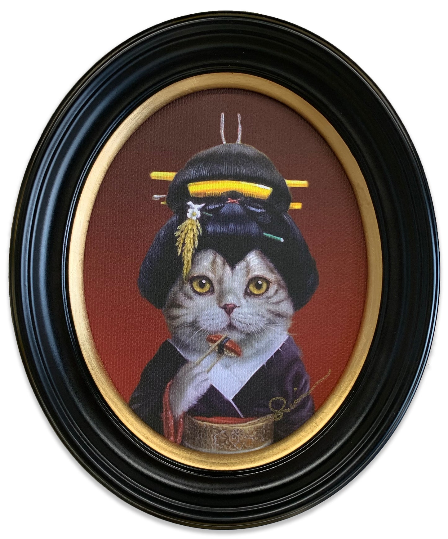 "Kyoto Kitty" 5"x4" Giclée Print
