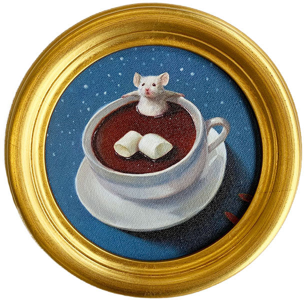 "Apres Ski" 6"x6" Giclée Print