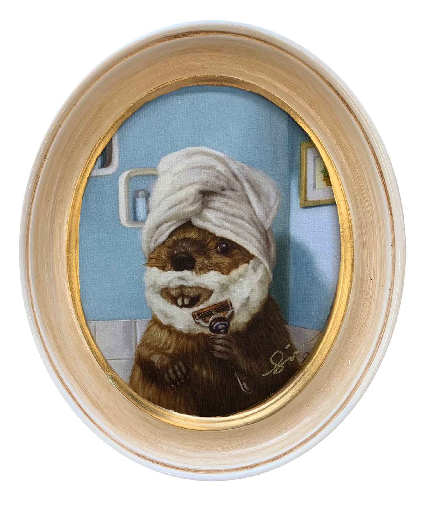 Trimming Beaver - Giclée Print