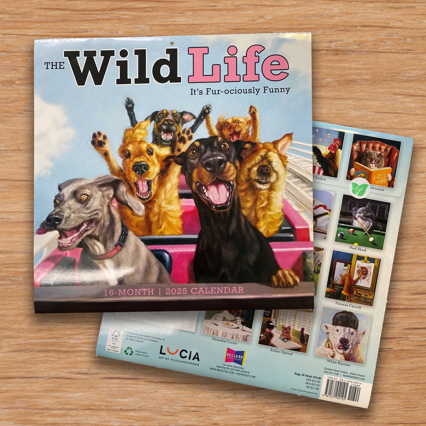 2025 "The Wild Life" Calendar (12"x12")