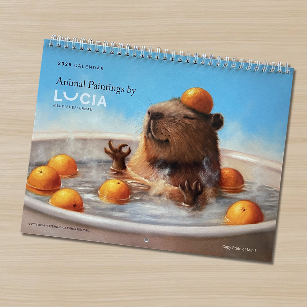 2025 Lucia Calendar (8.5"x11")