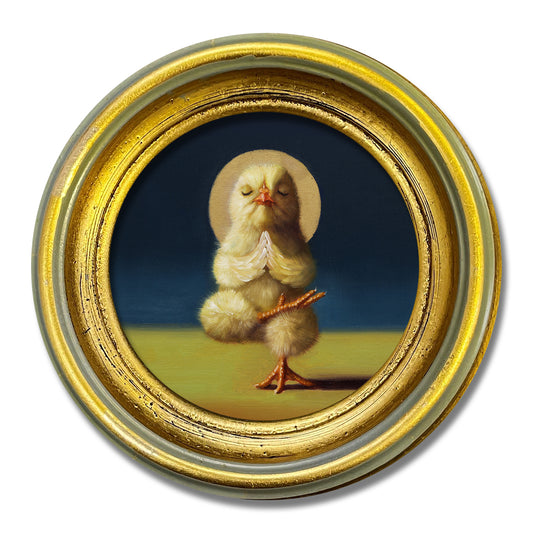 Yoga Chick Giclée - Toe Stand