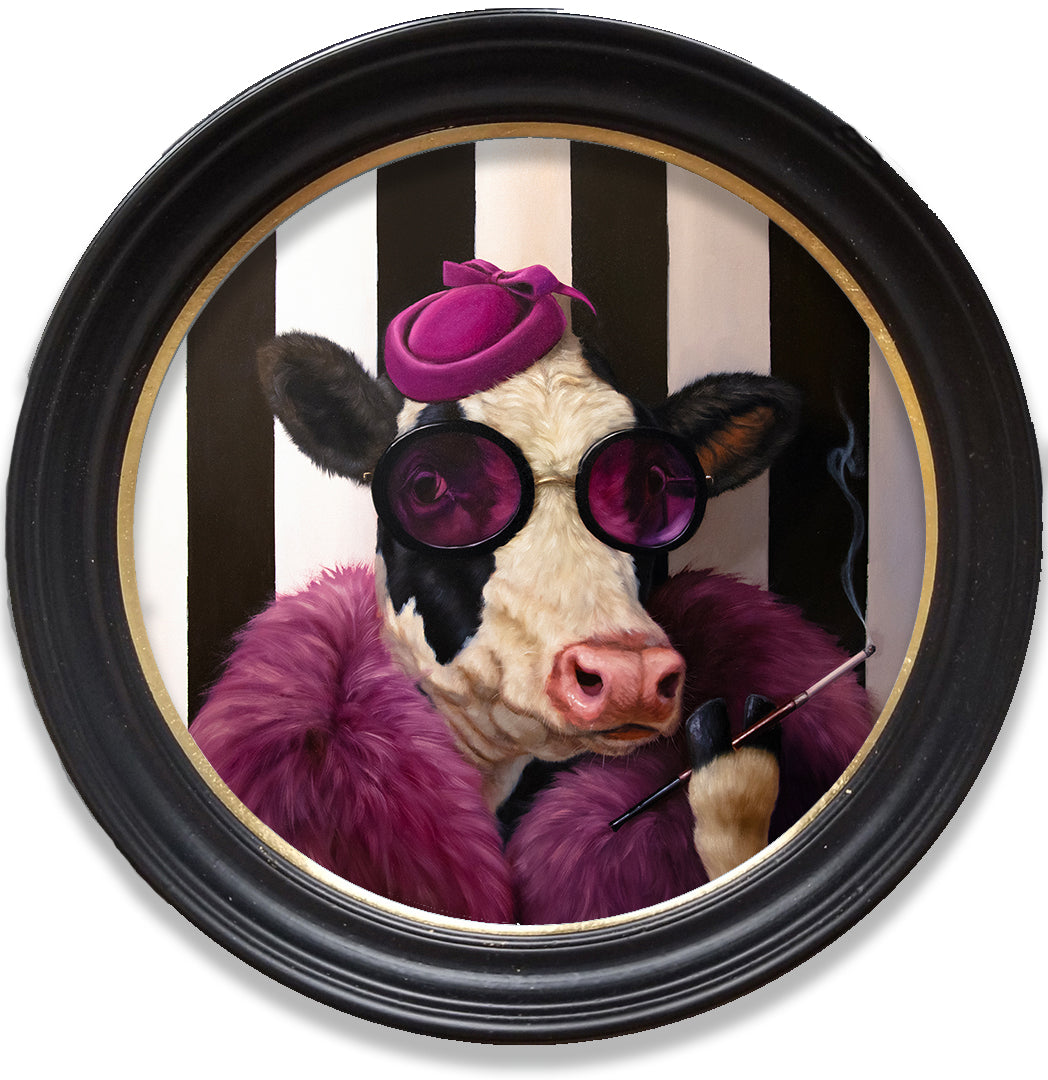 Lady Moo Moo - Giclée Print