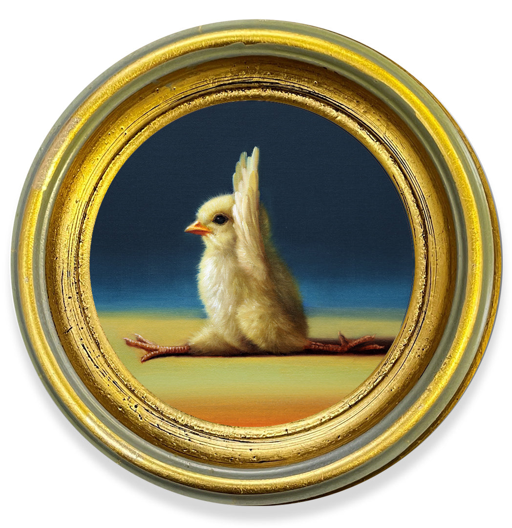 Yoga Chick Giclée - Monkey Pose