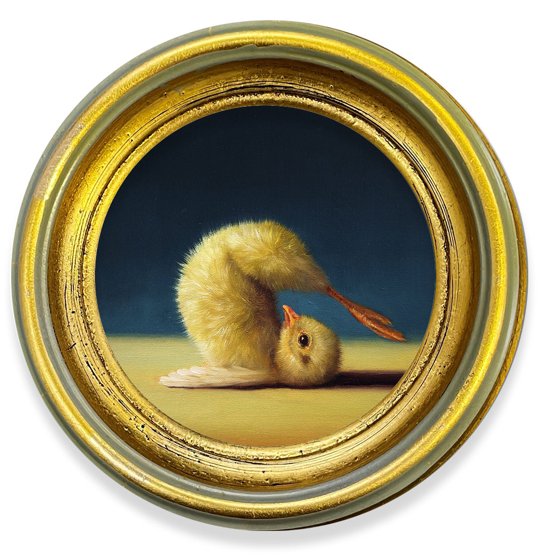 Yoga Chick Giclée - Plow Pose