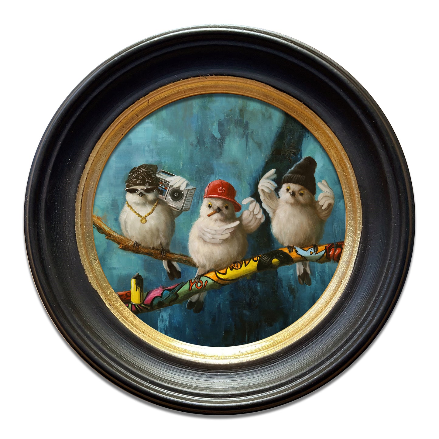 Birdz in Da Hood II - Giclée Print