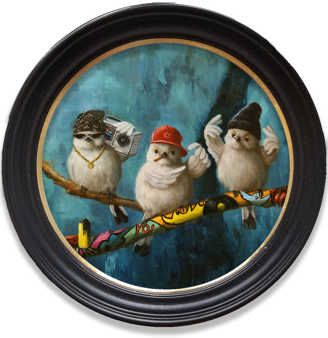 Birdz in Da Hood II - Giclée Print