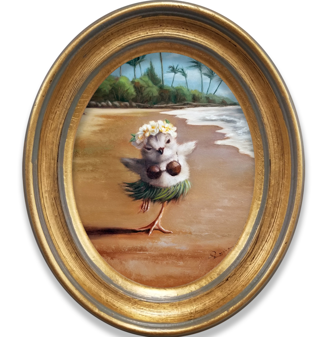 Hula Chick - Giclée Print