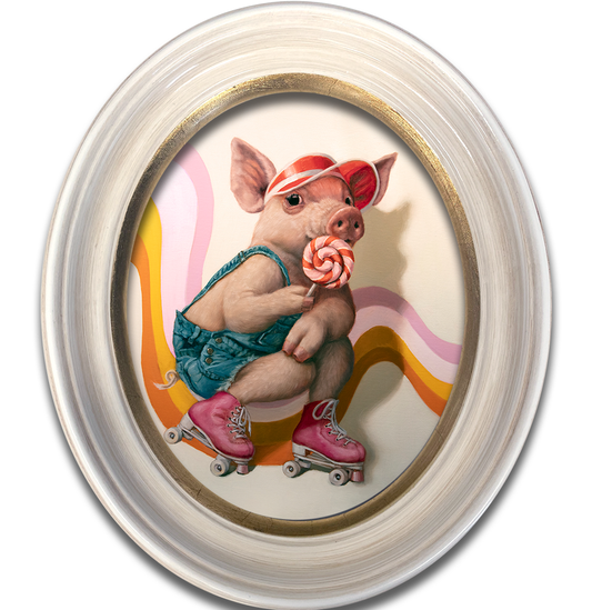 Roller Pig - Giclée Print