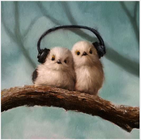 Gallery Wrapped Print - Stereo (12"x12")