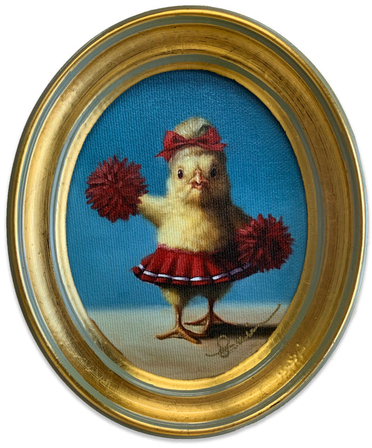 Pom Pom Chick - Giclée Print