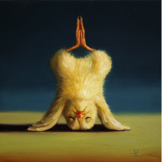 Yoga Chick - Lotus Headstand